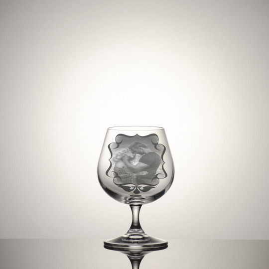 Cognacglass Lara - Dekorert bilde