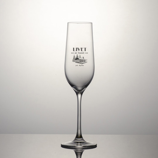 Champagneglass Chateau II - Motiv 