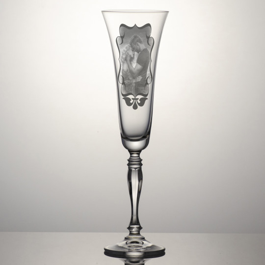 Champagneglass Victoria - Dekorert bilde
