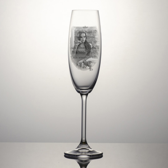 Champagneglass Colibri - Bilde og teksten 