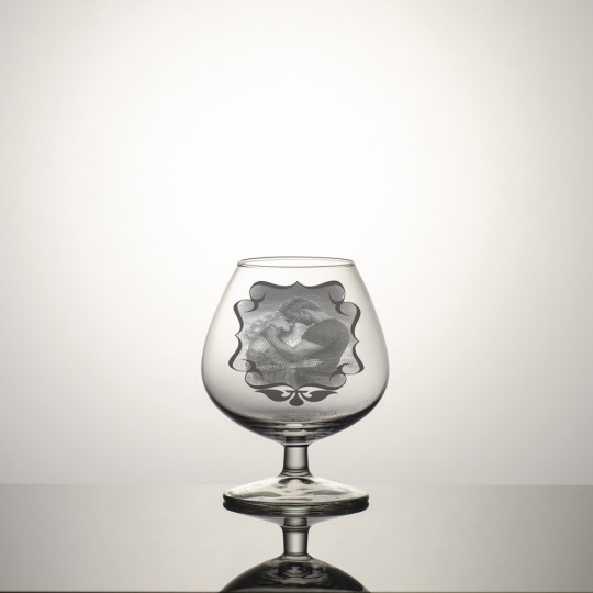 Cognacglass Claret - Dekorert bilde
