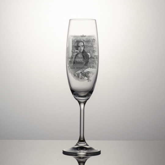 Champagneglass Sylvia - Bilde og teksten 