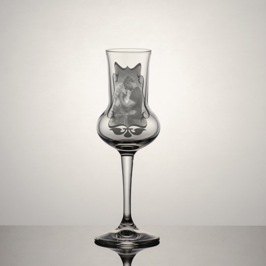 Grappa glass Riserva - Dekorert bilde