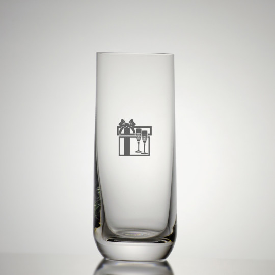 Longdrink glass Tender - Logo 