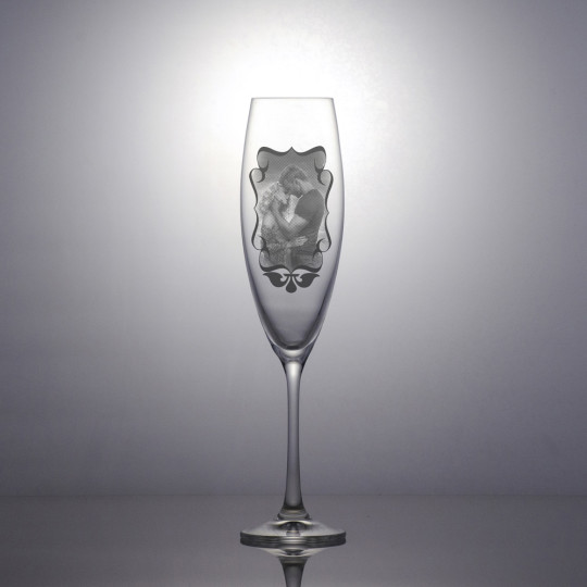 Champagneglass Sophia - Dekorert bilde
