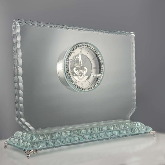 Glasstrofé Sølvklokker  VIRIONES Crystalvision - 
