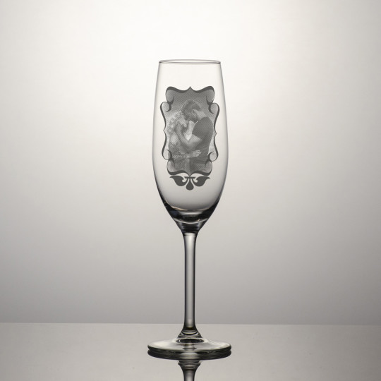 Champagneglass Impulse - Dekorert bilde