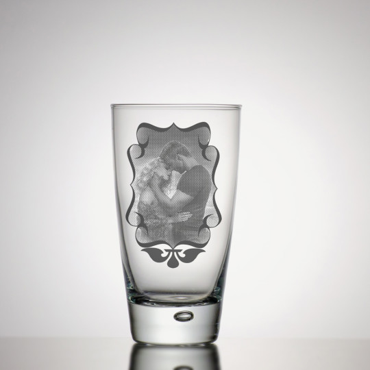 Longdrink glass Luna - Dekorert bilde