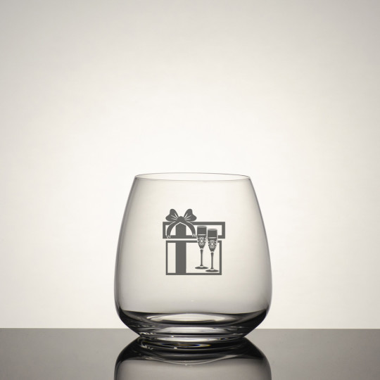Whisky glass Anser - Logo 