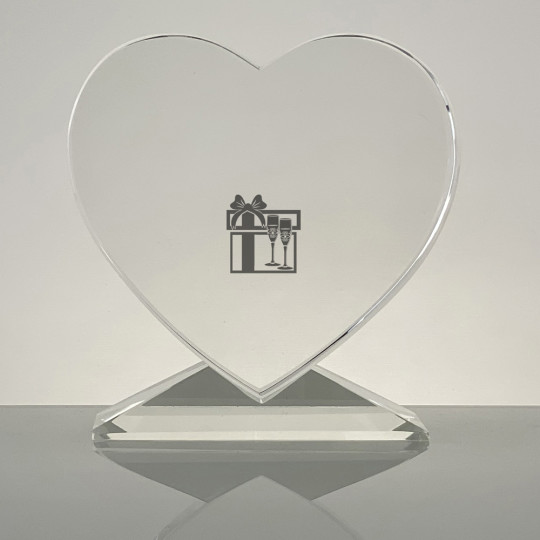 Krystallblokk LOVE - Logo