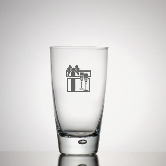 Longdrink glass Luna - Logo