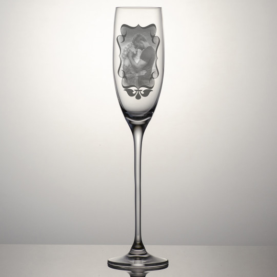 Champagneglass Sky - Dekorert bilde