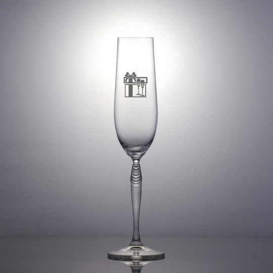 Champagneglass Keira - Logo 