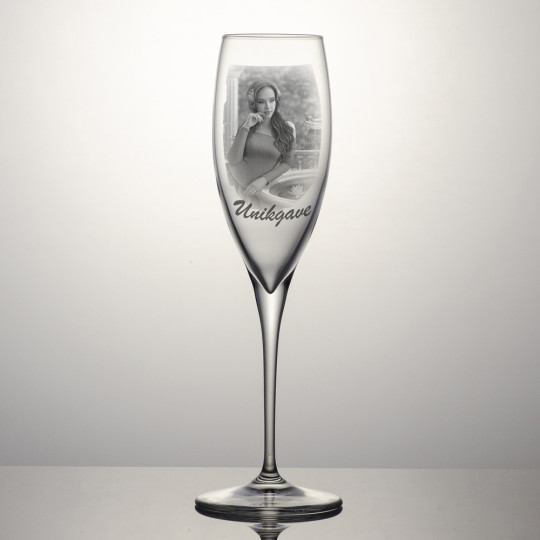 Champagneglass Premium - Bilde og navn