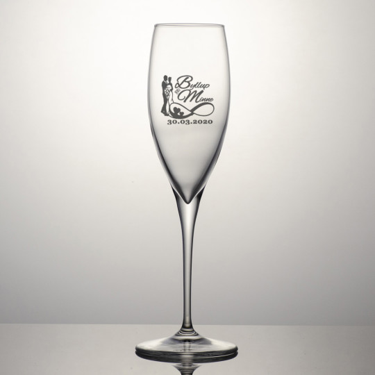 Champagneglass Premium - Motiv 