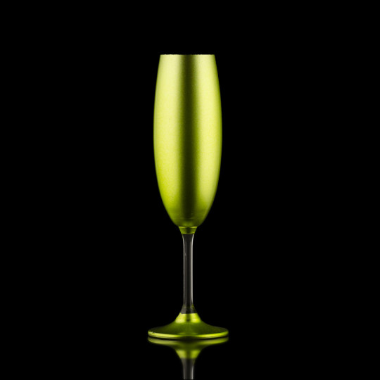 Champagneglass Silvija (grønn)