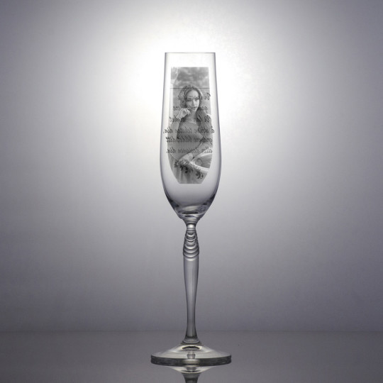 Champagneglass Keira - Bilde og teksten 
