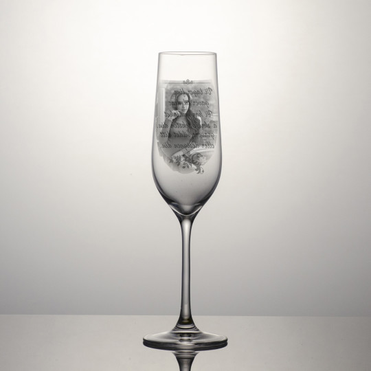 Champagneglass Chateau II - Bilde og teksten