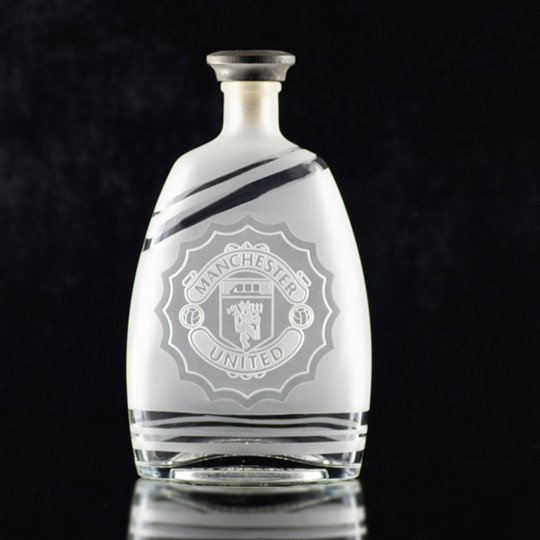 Glassflaske Manchester United