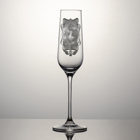Champagneglass Medina - Dekorert bilde