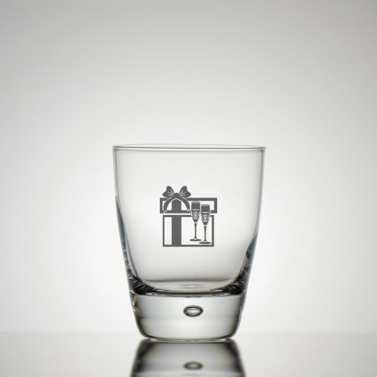Longdrink glass Luna II - Logo 