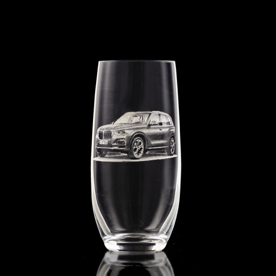 Longdrink glass Club med en bil BMW motiven