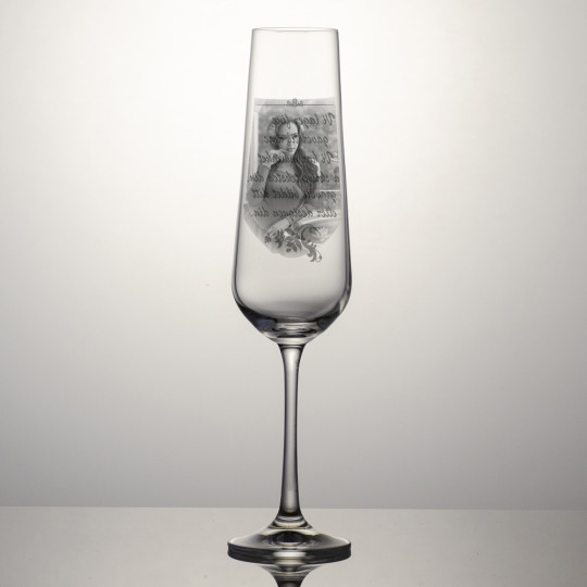 Champagneglass Sandra - Bilde og teksten 