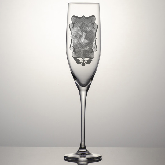 Champagneglass Sita - Dekorert bilde