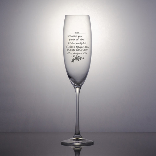 Champagneglass Grandioso - Tekst